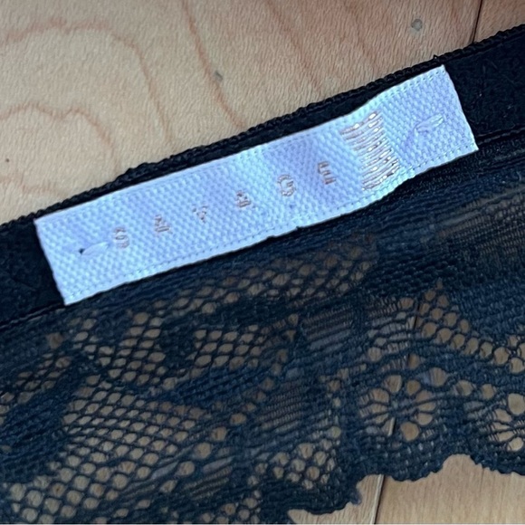 Savage X Fenty black lace Razorback bralette size large - Picture 9 of 9